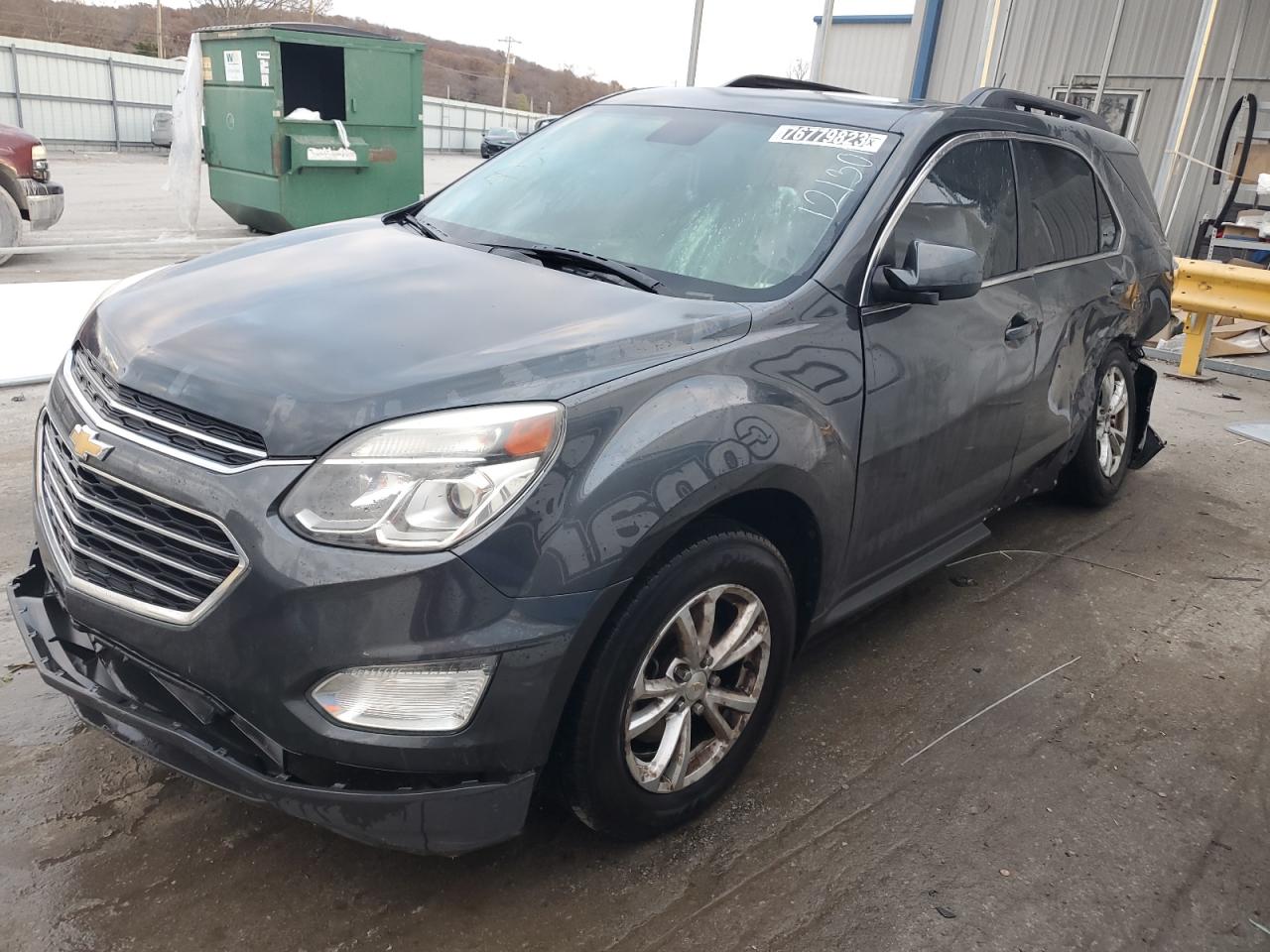 Image 1 of 2017 CHEVROLET EQUINOX LT 2017 with VIN 2GNALCEK1H6121301