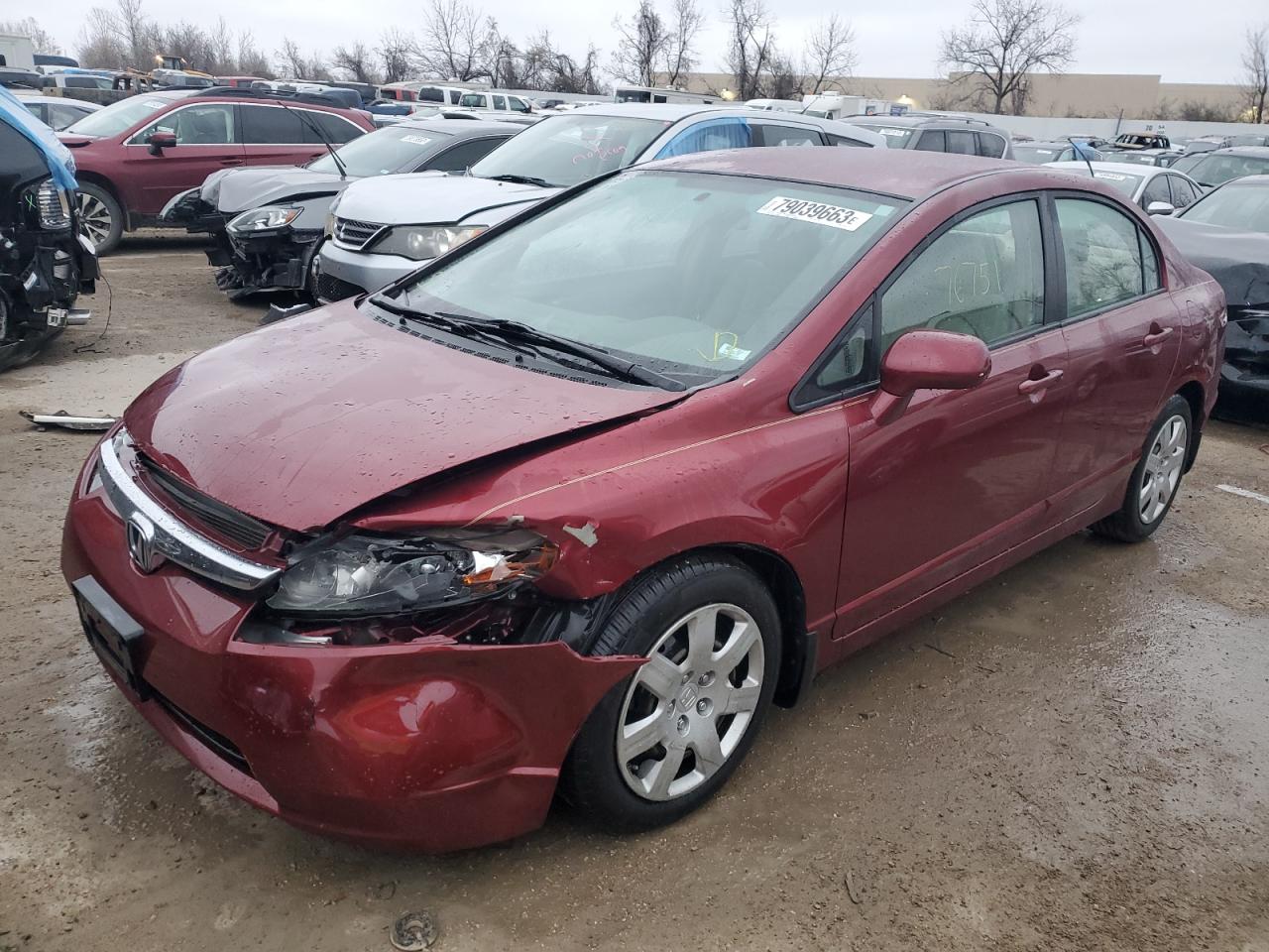 Obraz 1 z 2008 HONDA CIVIC LX 2008 z VIN 1HGFA16568L117545
