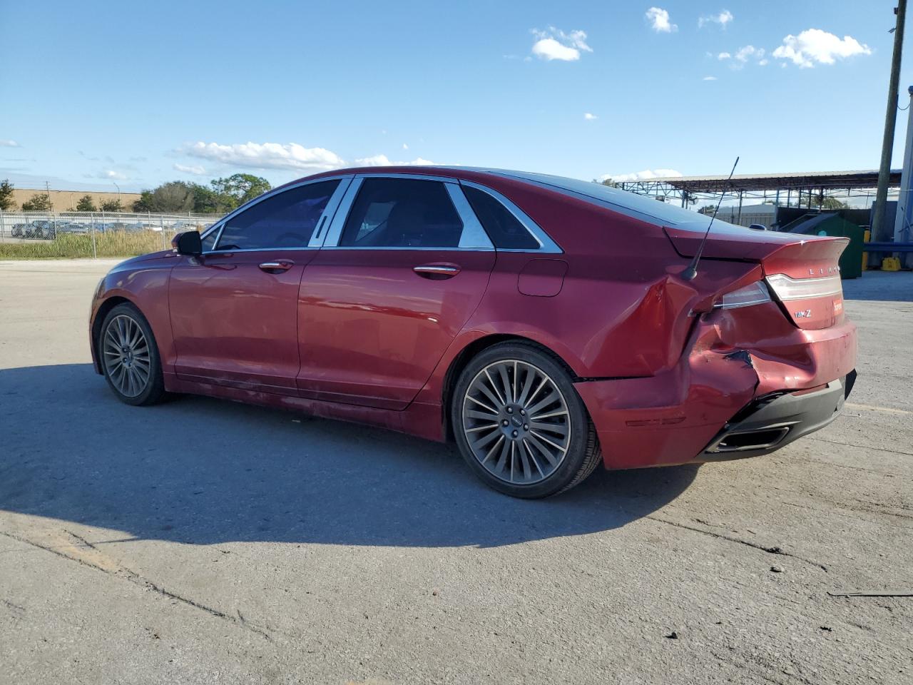 Image 2 of 2014 LINCOLN MKZ  2014 with VIN 3LN6L2G99ER807878