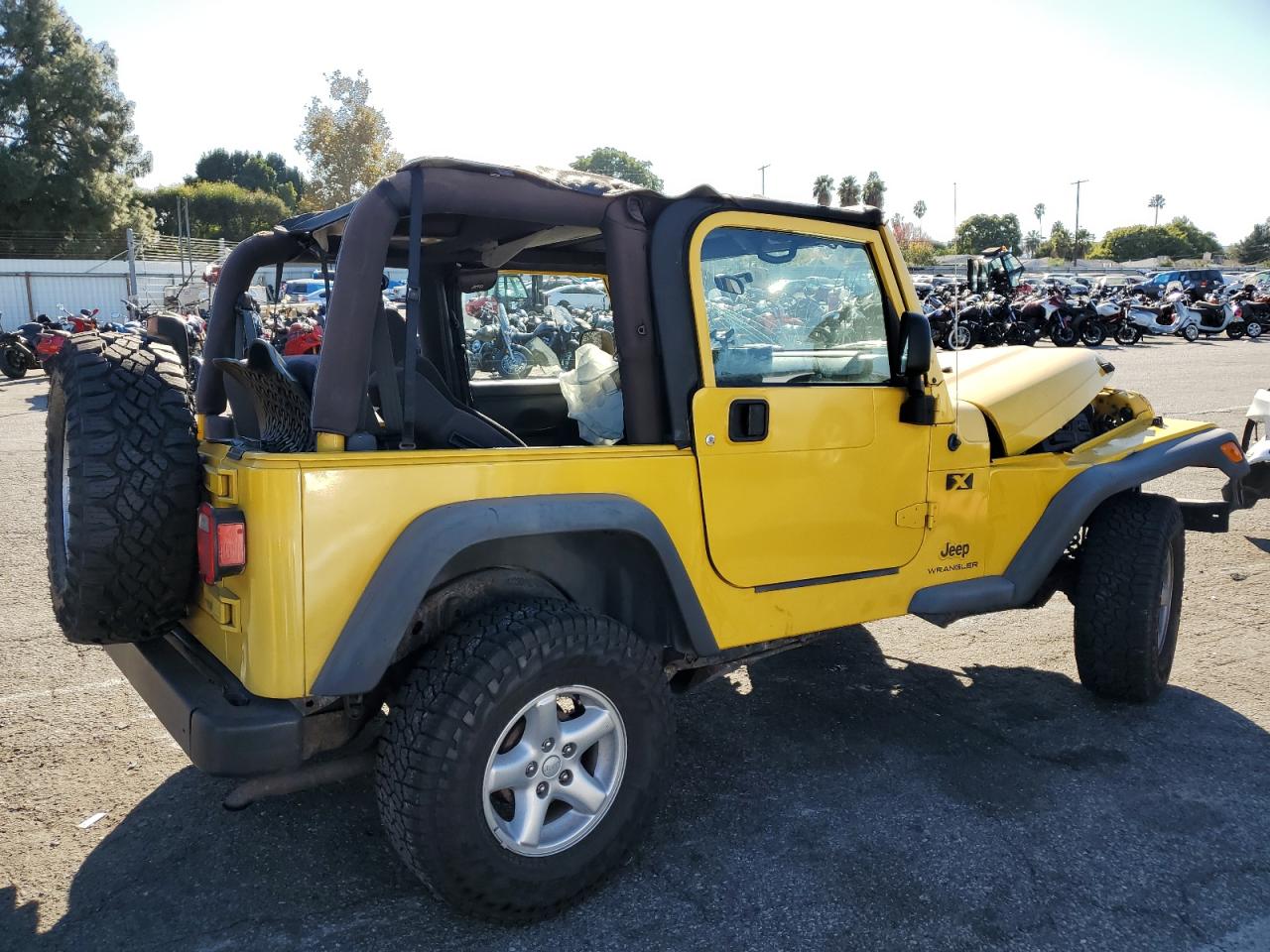 Obraz 3 z 2004 JEEP WRANGLER X 2004 z VIN 1J4FA39S44P709406