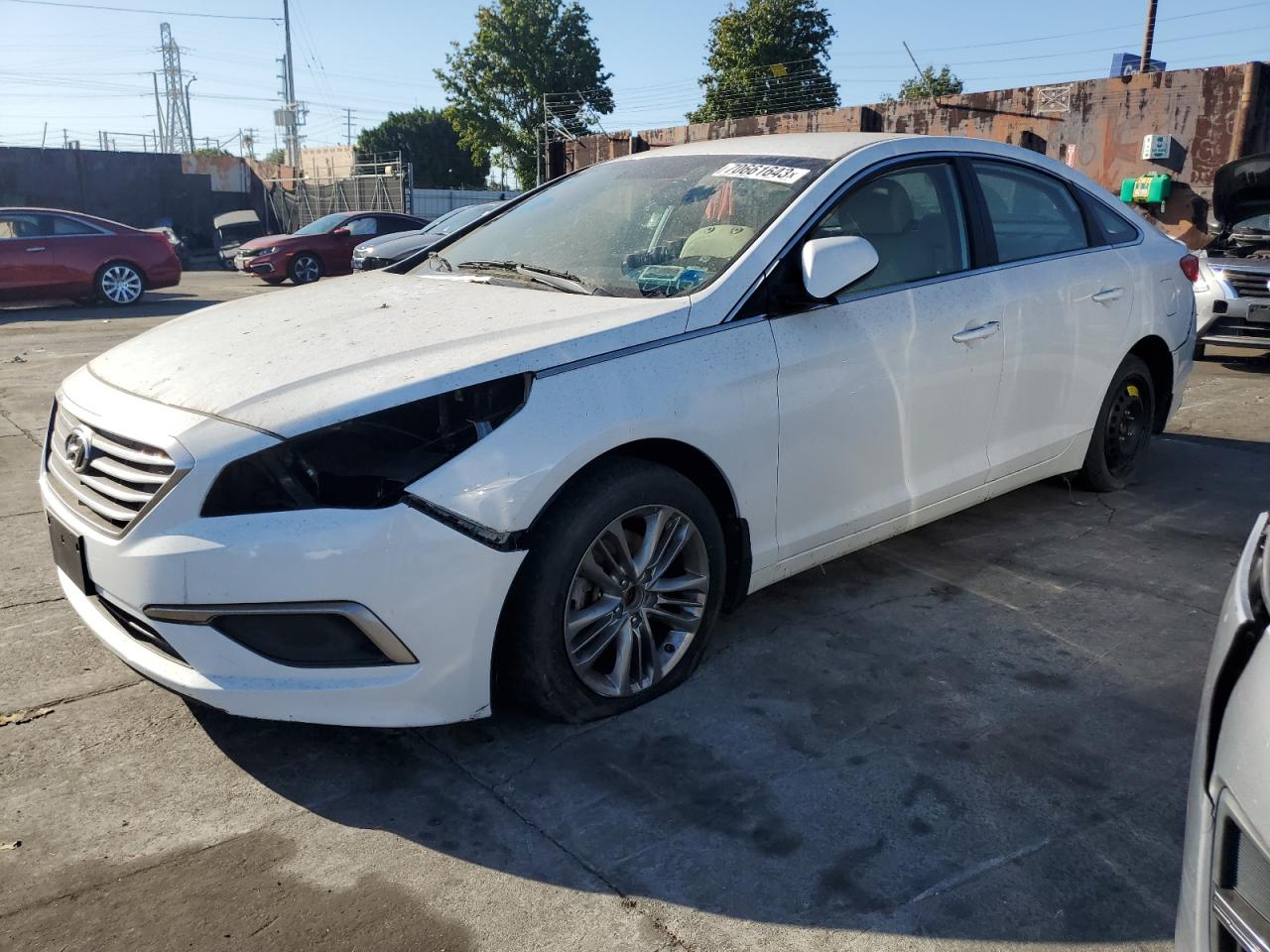 Изображение 1 2017 HYUNDAI SONATA SE 2017 с VIN 5NPE24AF0HH587504