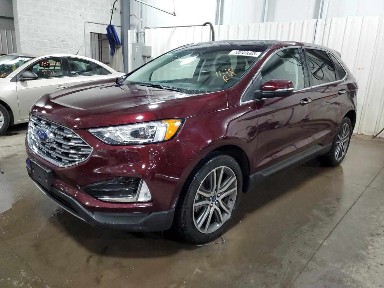 Image 1 of 2019 FORD EDGE TITANIUM 2019 with VIN 2FMPK4K91KBB88097