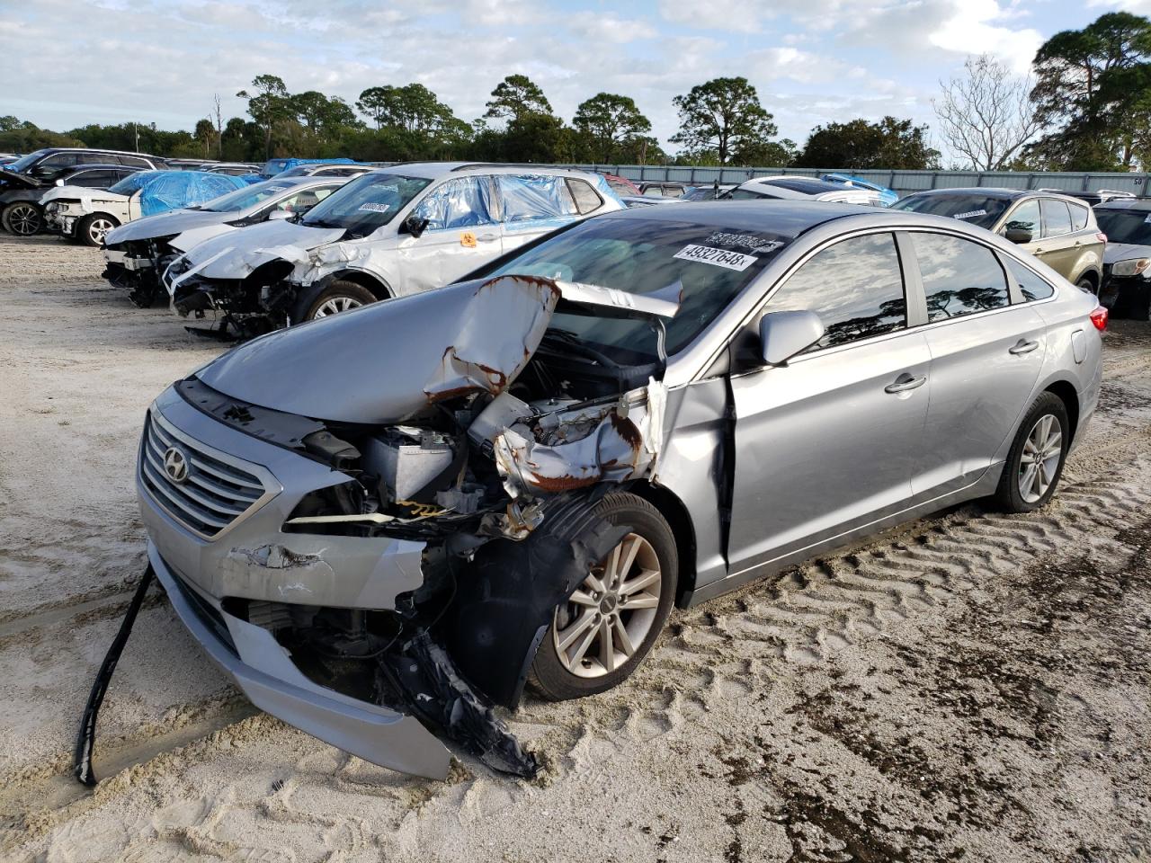 Изображение 2 2015 HYUNDAI SONATA SE 2015 с VIN 5NPE24AFXFH164751