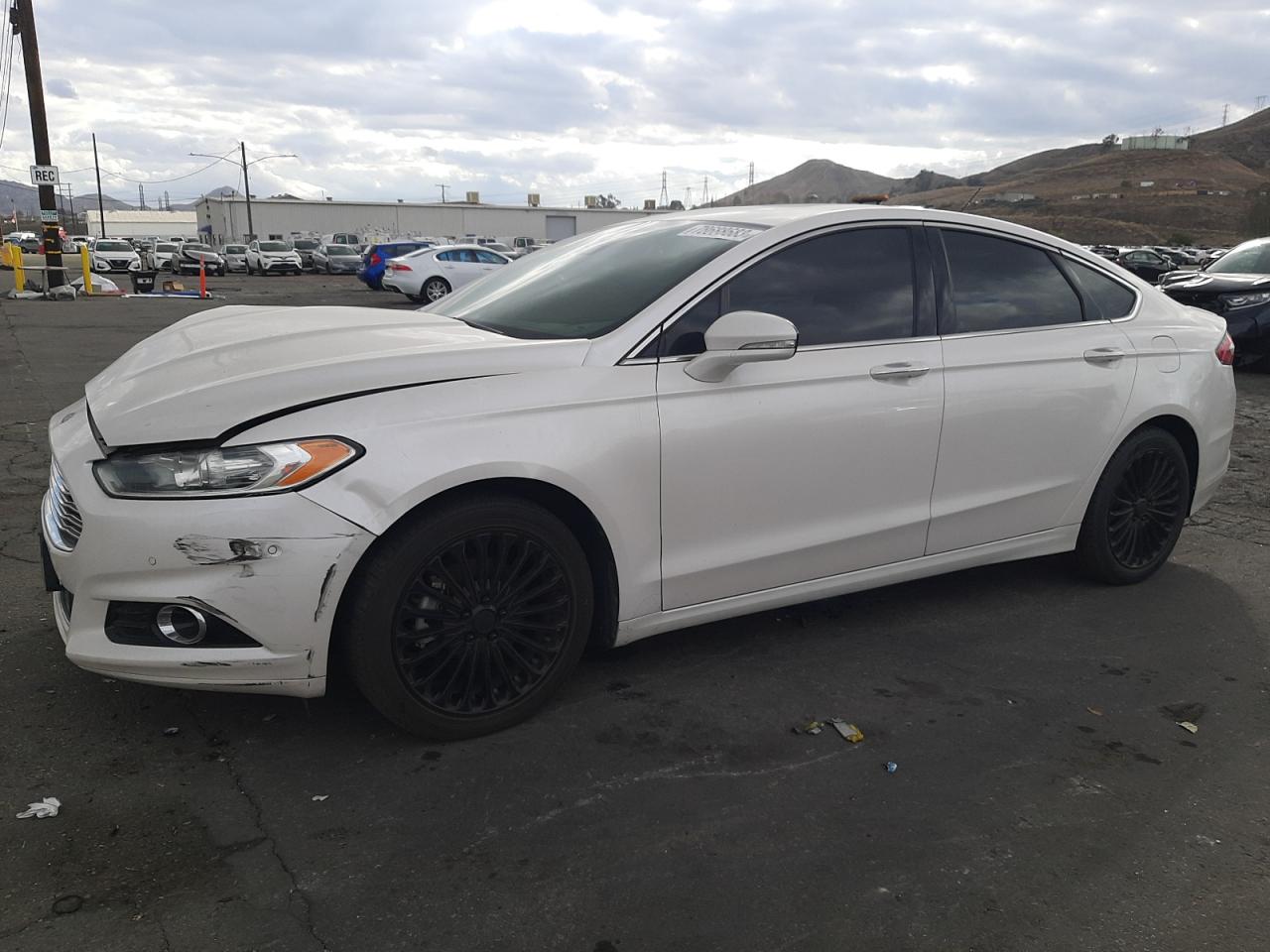 Image 1 of 2014 FORD FUSION TITANIUM HEV 2014 with VIN 3FA6P0RU4ER366245