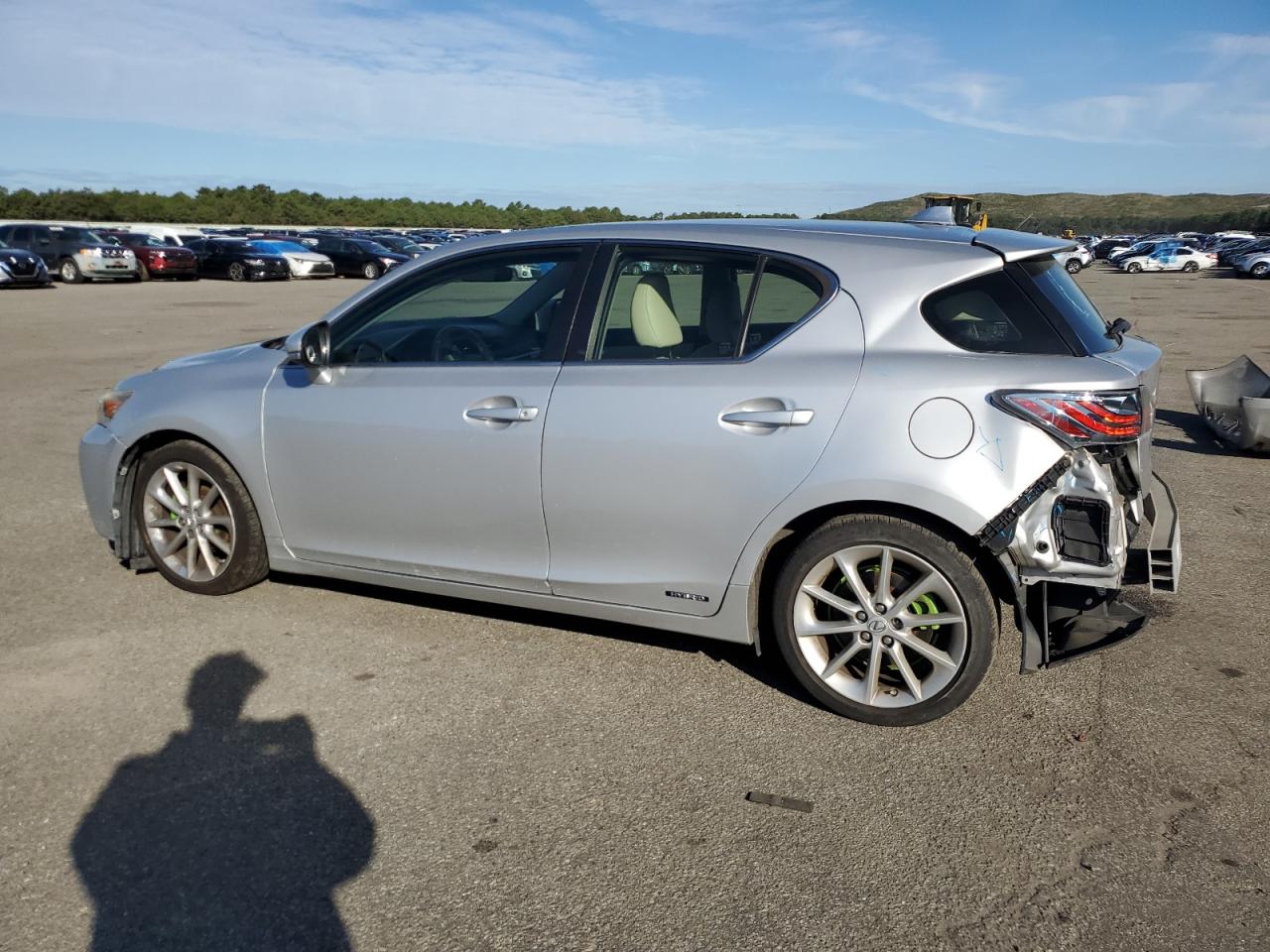 Image 2 of 2012 LEXUS CT 200 2012 with VIN JTHKD5BHXC2114270