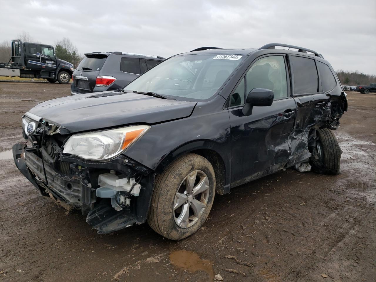 Image 1 of 2015 SUBARU FORESTER 2.5I PREMIUM 2015 with VIN JF2SJADC4FH471421