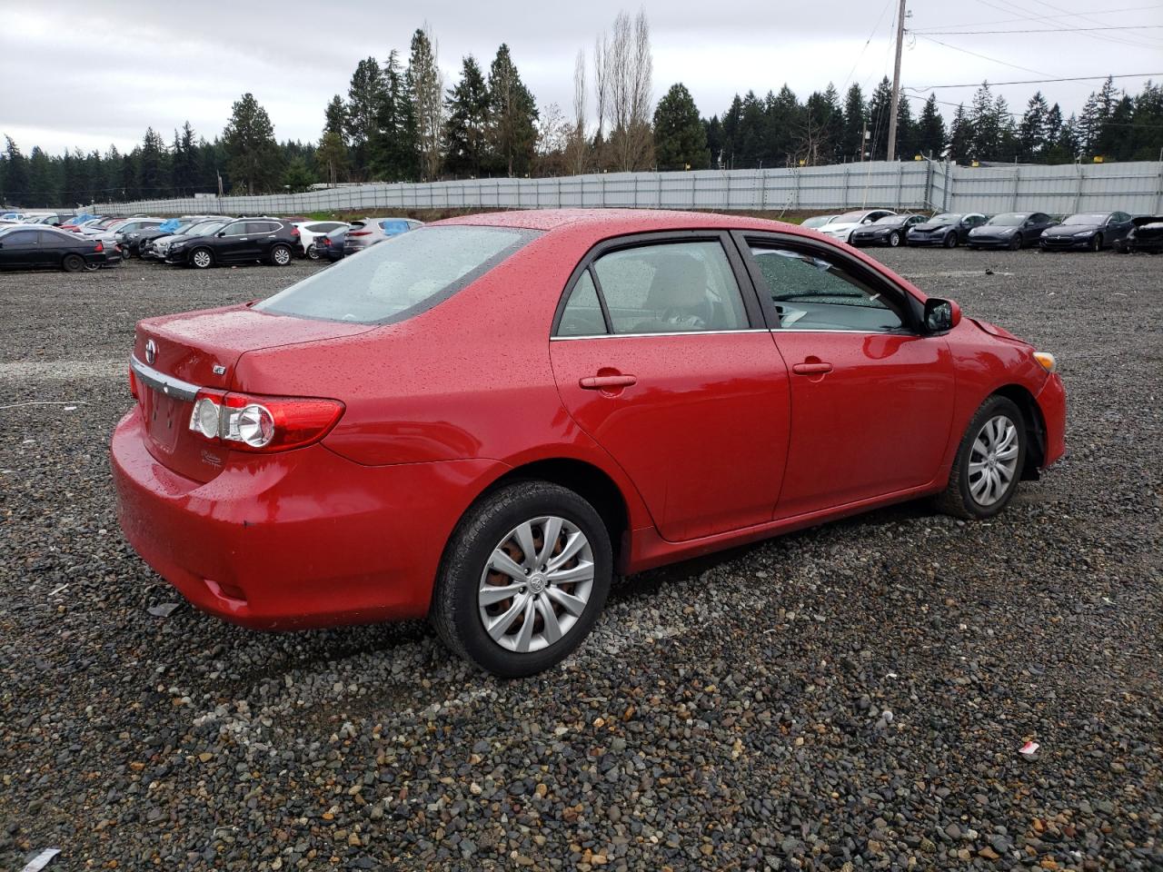 Image 3 of 2013 TOYOTA COROLLA BASE 2013 with VIN 2T1BU4EE7DC985319