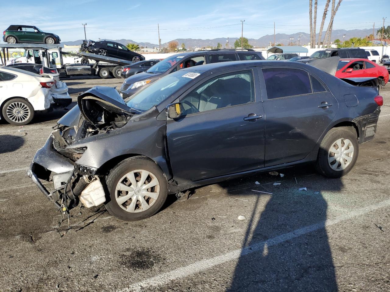 Image 1 of 2010 TOYOTA COROLLA BASE 2010 with VIN JTDBU4EE1AJ081045
