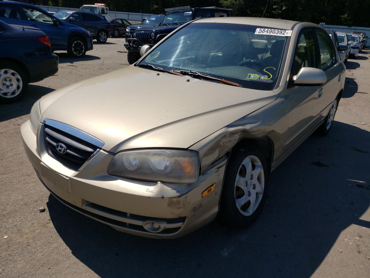 Image 2 of 2006 HYUNDAI ELANTRA GLS 2006 with VIN KMHDN46D06U219476