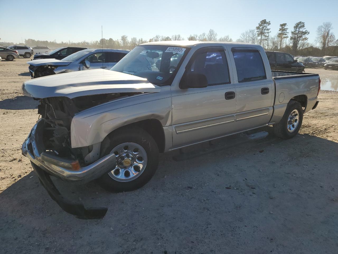 Изображение 1 2007 CHEVROLET SILVERADO C1500 CLASSIC CREW CAB 2007 с VIN 2GCEC13V771181896