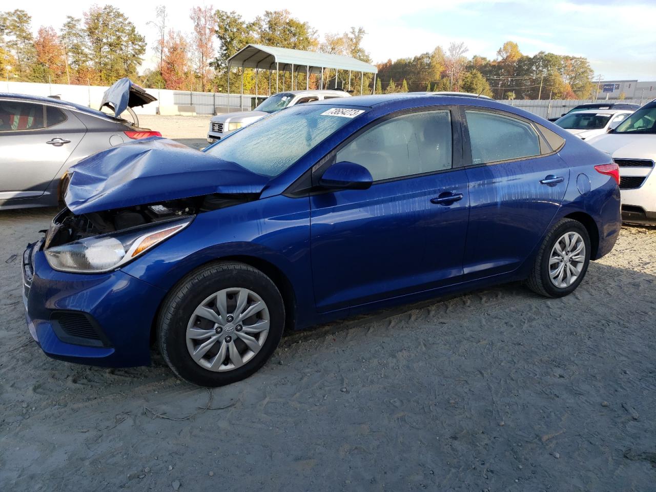 Image 1 of 2019 HYUNDAI ACCENT SE 2019 with VIN 3KPC24A3XKE044251