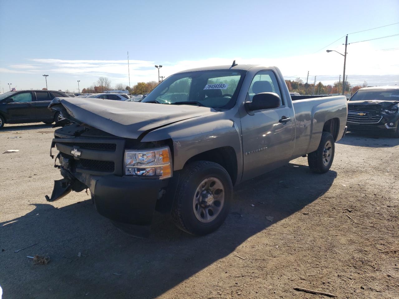 Изображение 1 2008 CHEVROLET SILVERADO C1500 2008 с VIN 1GCEC14X78Z163987