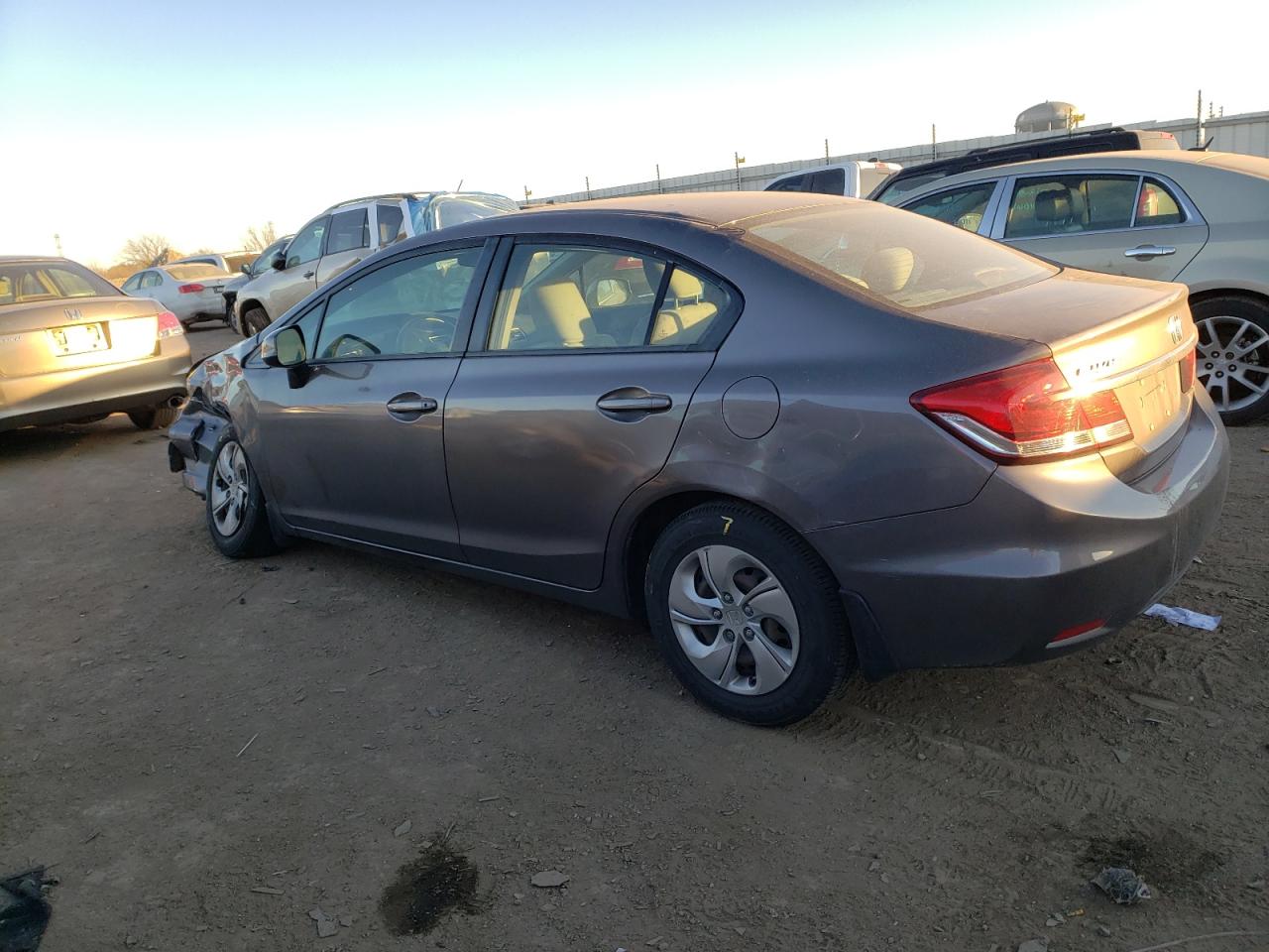 Изображение 2 2013 HONDA CIVIC LX 2013 с VIN 19XFB2F57DE068599