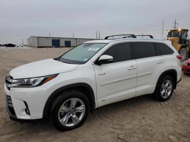 Изображение 1 2019 TOYOTA HIGHLANDER HYBRID LIMITED 2019 с VIN 5TDDGRFH3KS070705
