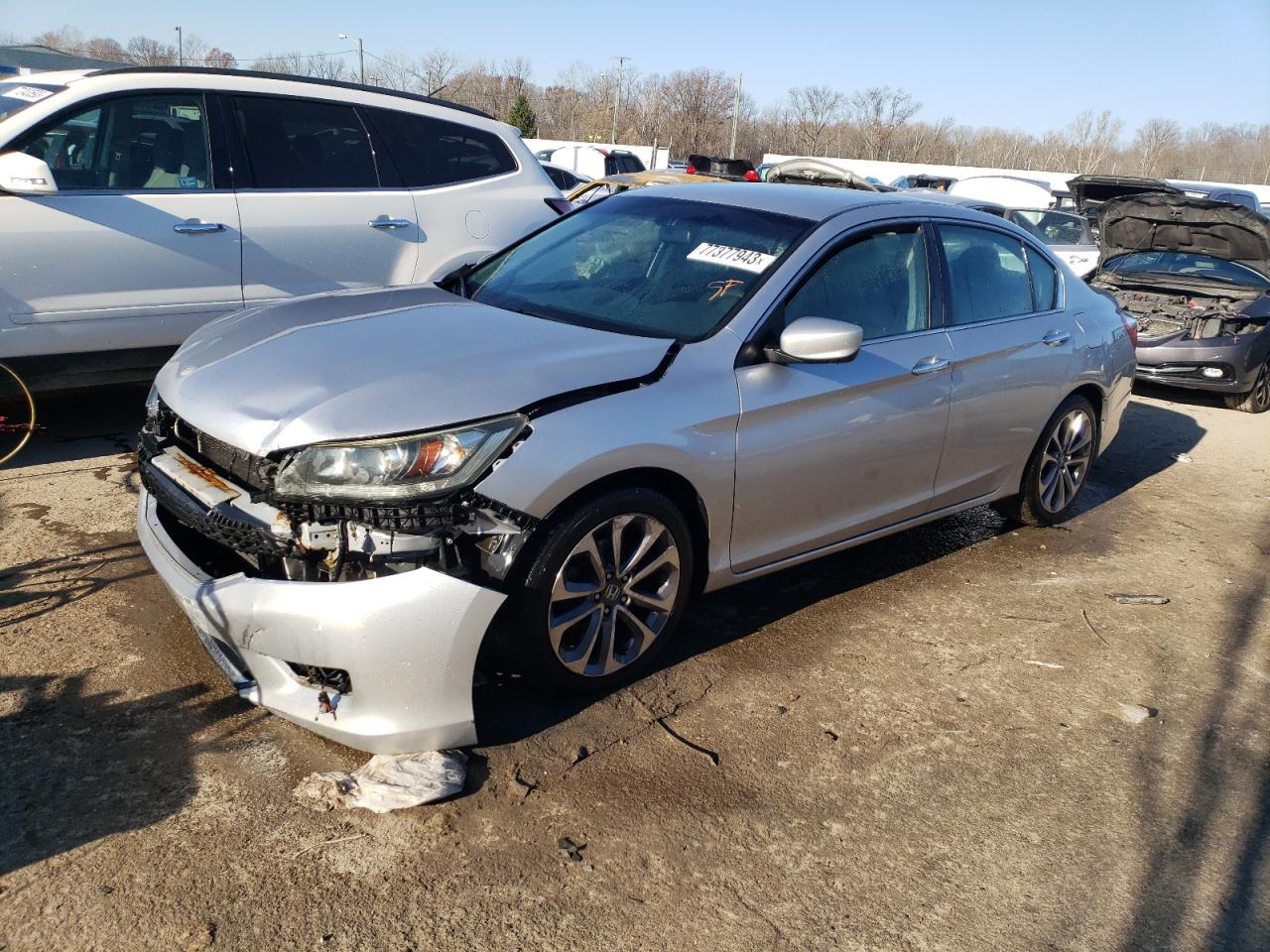 Image 1 of 2013 HONDA ACCORD SPORT 2013 with VIN 1HGCR2F57DA273617