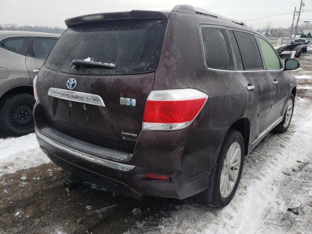 Изображение 3 2012 TOYOTA HIGHLANDER HYBRID LIMITED 2012 с VIN JTEDC3EHXC2009799