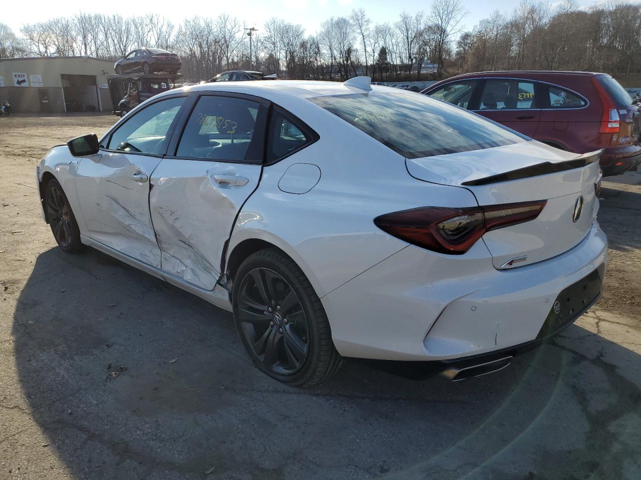 Изображение 2 2022 ACURA TLX TECH A 2022 с VIN 19UUB6F52NA000408