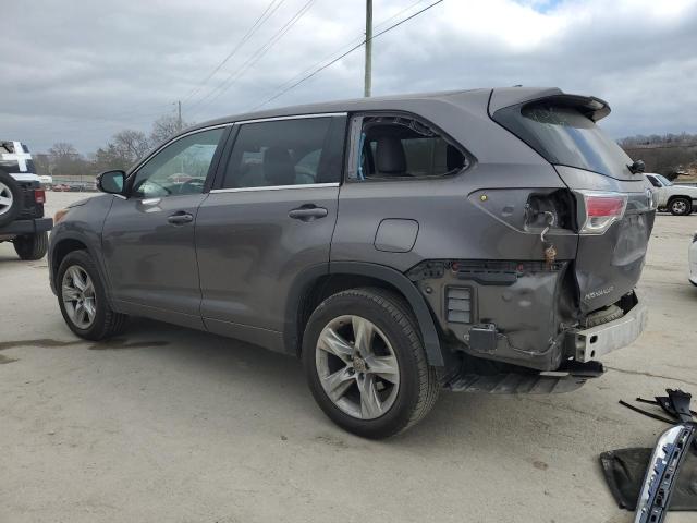 Изображение 2 2015 TOYOTA HIGHLANDER LIMITED 2015 с VIN 5TDYKRFH5FS091254