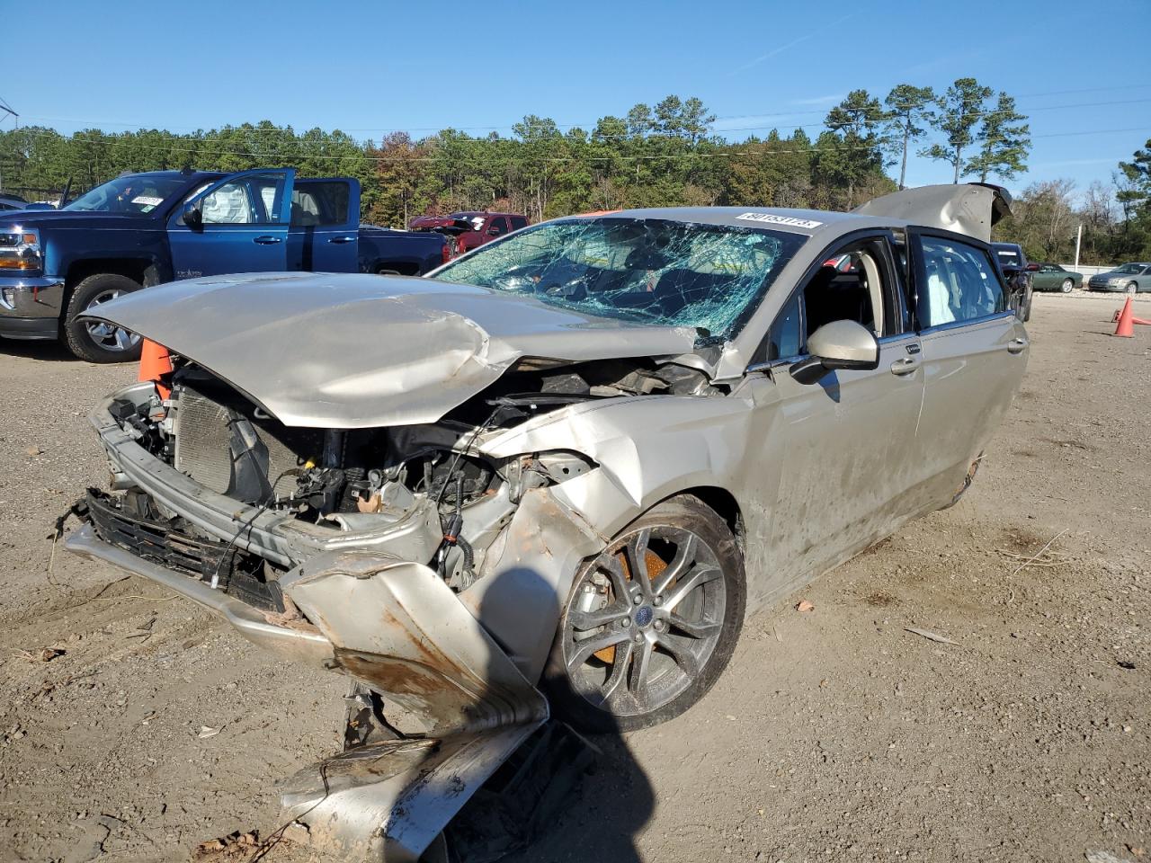Obraz 1 z 2017 FORD FUSION S 2017 z VIN 3FA6P0G77HR402740