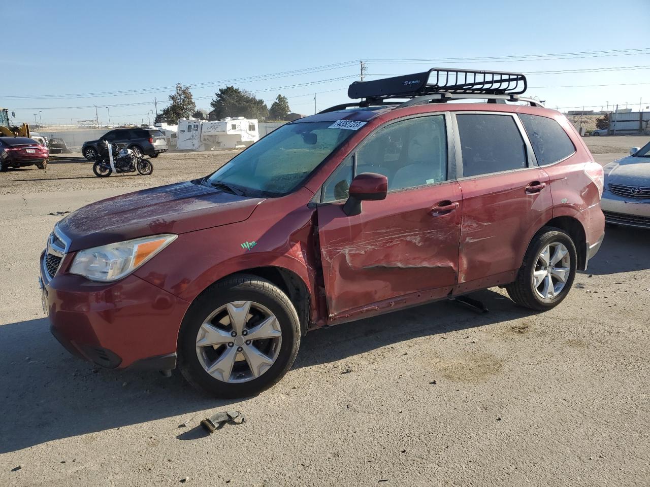 Image 1 of 2014 SUBARU FORESTER 2.5I PREMIUM 2014 with VIN JF2SJAEC6EH435713