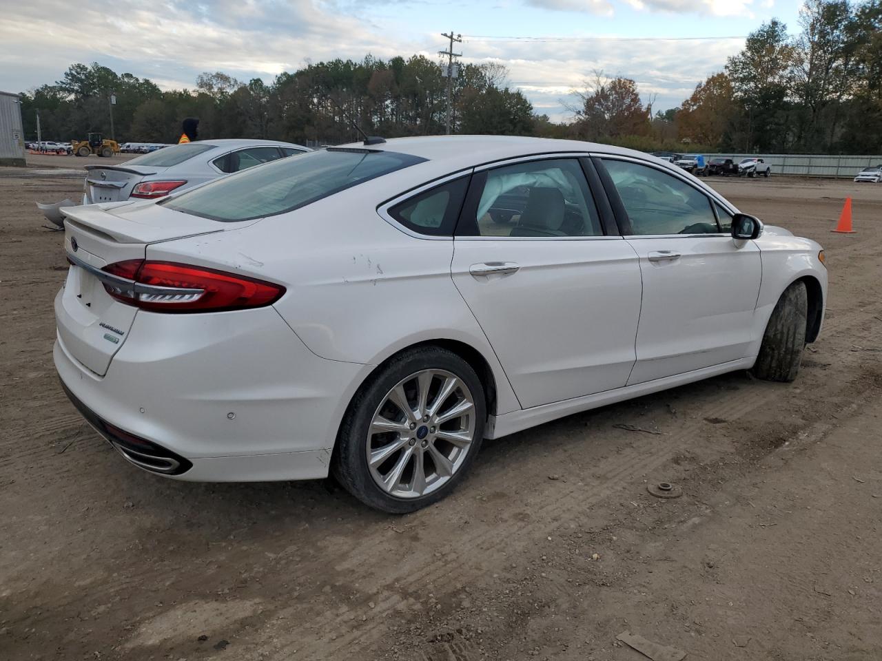 Image 3 of 2017 FORD FUSION TITANIUM 2017 with VIN 3FA6P0K92HR392479