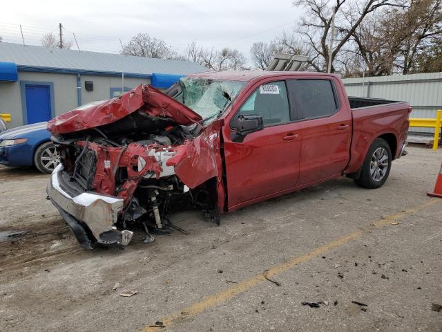 Image 1 of 2021 CHEVROLET SILVERADO K1500 LT 2021 with VIN 1GCUYDED9MZ320321