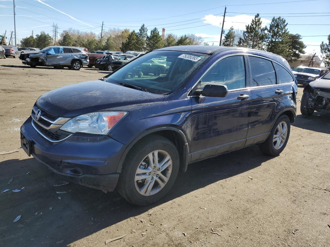 Изображение 1 2010 HONDA CR-V EX 2010 с VIN 5J6RE4H58AL069528