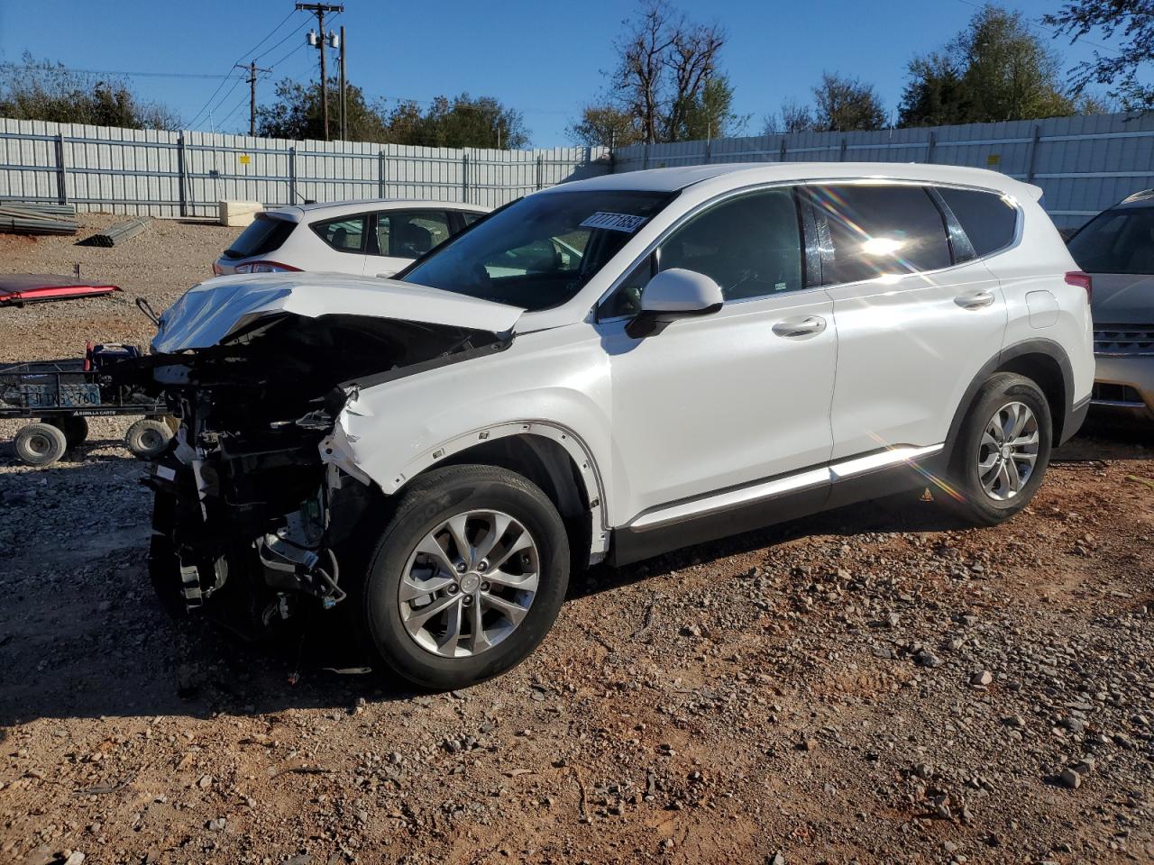 Image 1 of 2019 HYUNDAI SANTA FE SEL 2019 with VIN 5NMS3CAD9KH062759