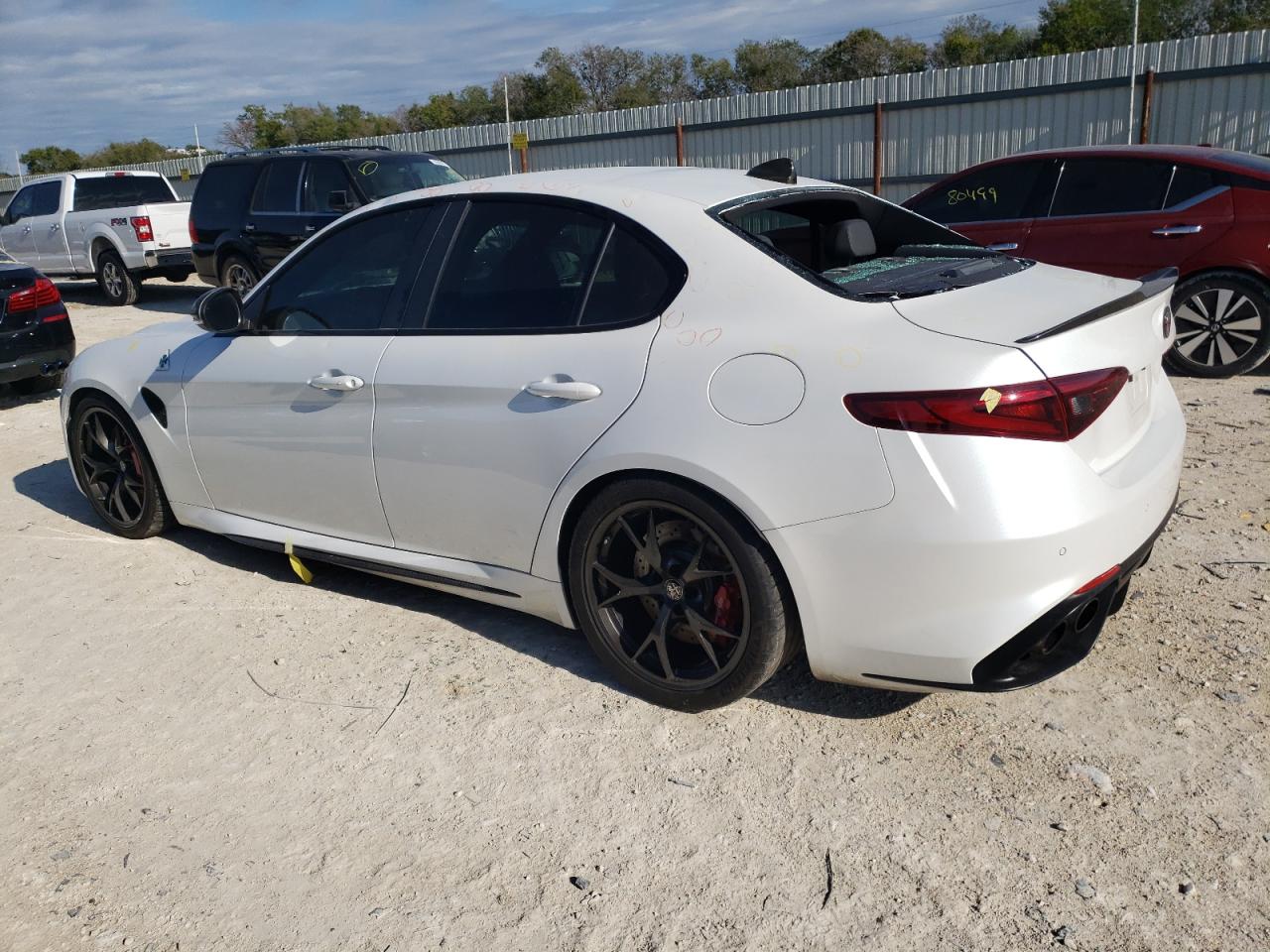 Image 2 of 2017 ALFA ROMEO GIULIA QUADRIFOGLIO 2017 with VIN ZARFAEAV3H7560392