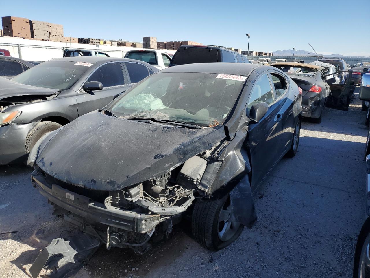 Image 1 of 2012 HYUNDAI ELANTRA GLS 2012 with VIN KMHDH4AE5CU212171