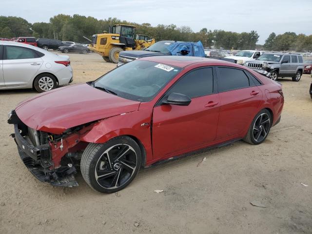 Image 1 of 2022 HYUNDAI ELANTRA N LINE 2022 with VIN KMHLR4AF9NU267212