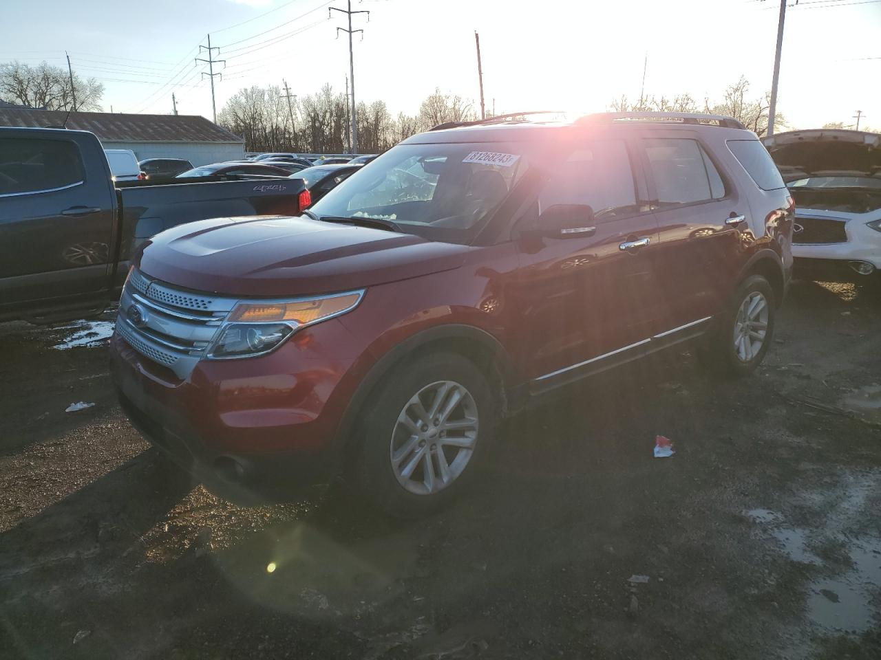 Image 1 of 2015 FORD EXPLORER XLT 2015 with VIN 1FM5K7D82FGA62844