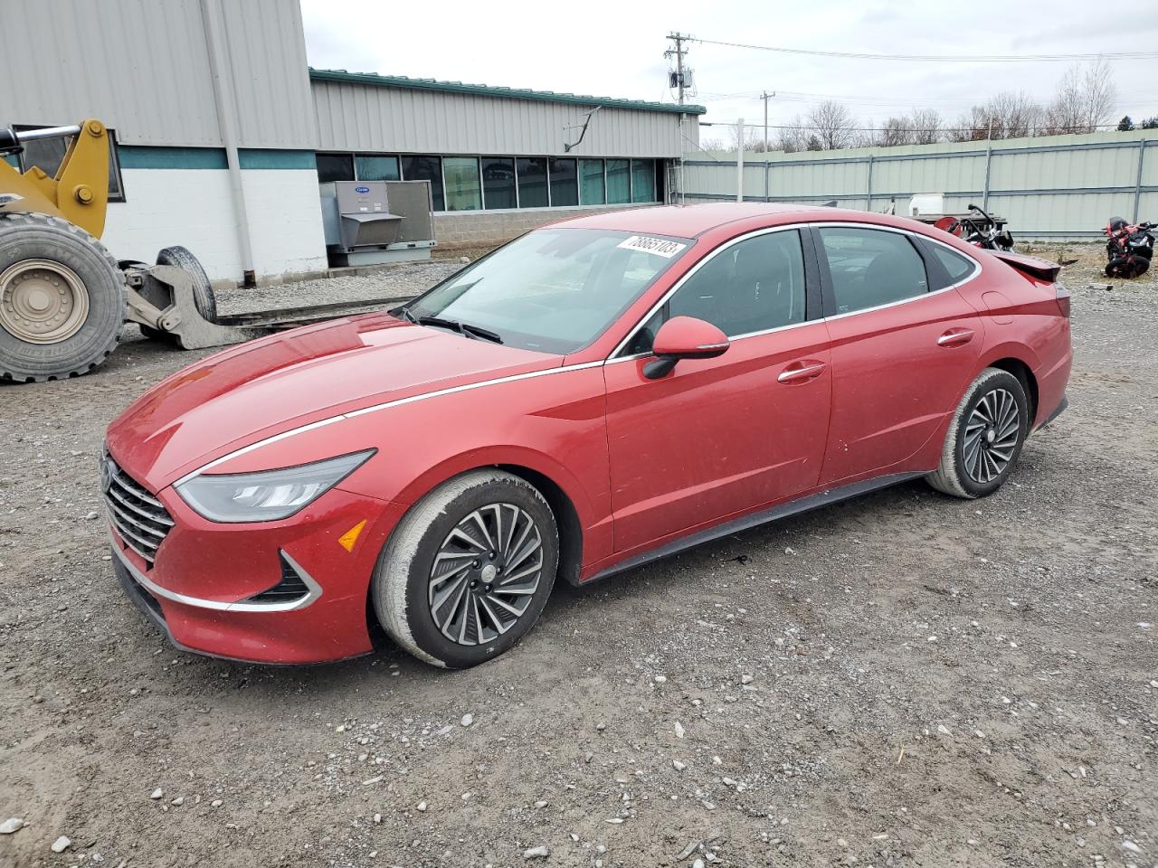Image 1 of 2021 HYUNDAI SONATA HYBRID 2021 with VIN KMHL34JJ2MA032477