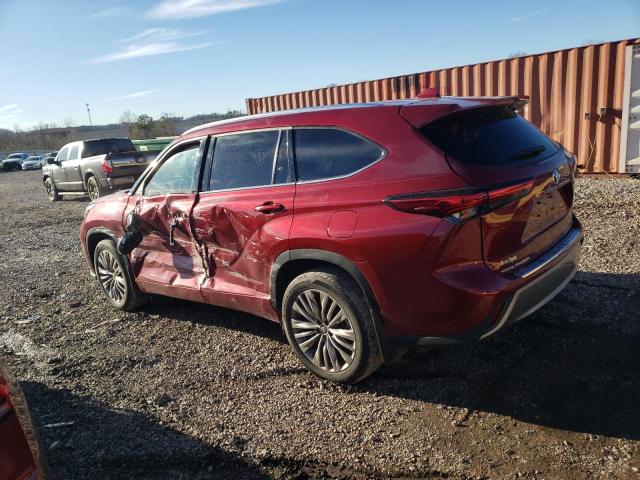 Image 2 of 2021 TOYOTA HIGHLANDER PLATINUM 2021 with VIN 5TDFZRBH3MS107411