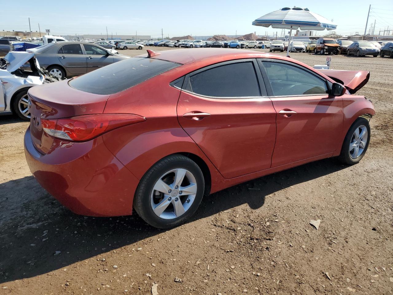 Image 3 of 2011 HYUNDAI ELANTRA GLS 2011 with VIN KMHDH4AE1BU150959