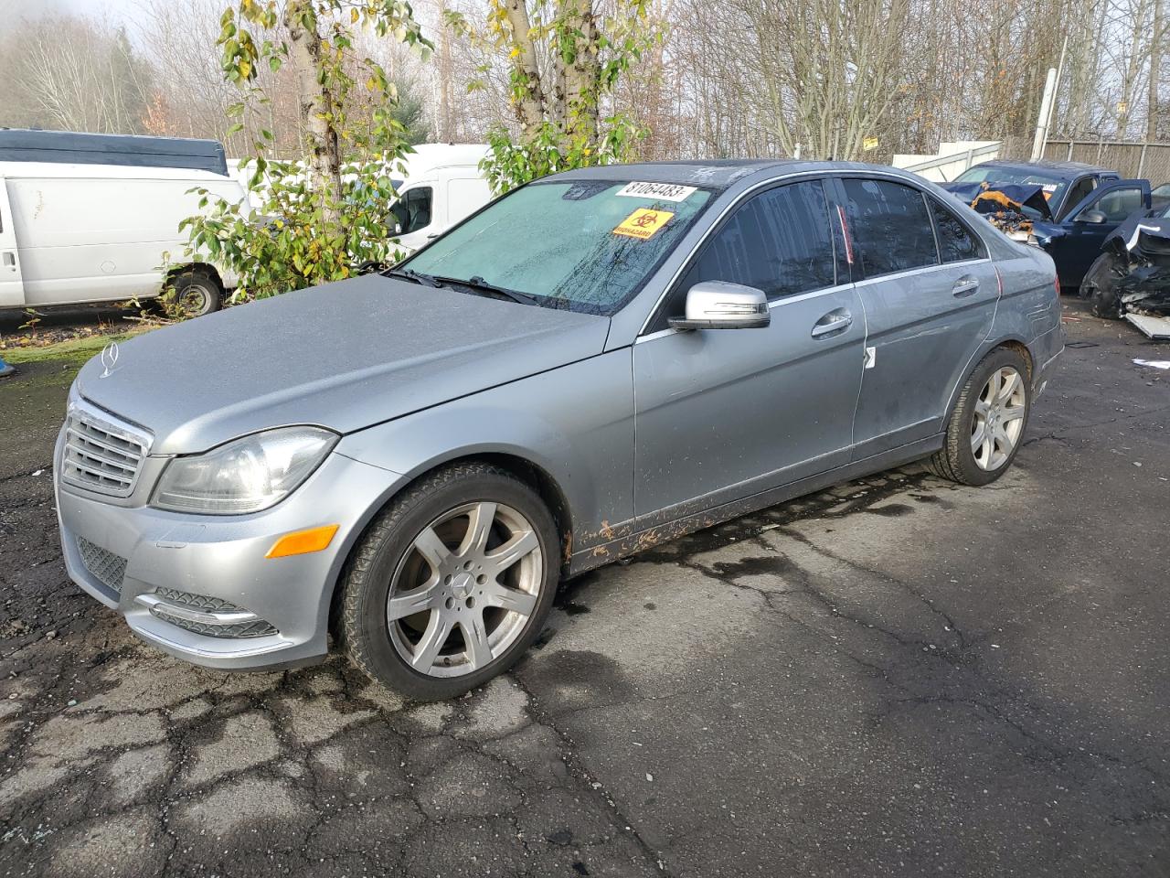 Image 1 of 2013 MERCEDES-BENZ C 300 4MATIC 2013 with VIN WDDGF8AB1DG123840