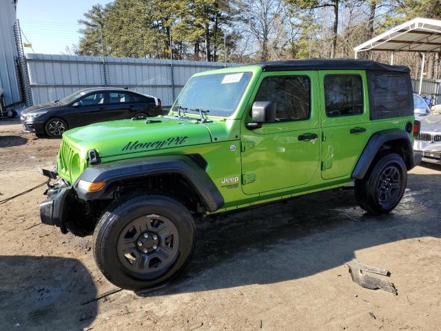 Image 1 of 2020 JEEP WRANGLER UNLIMITED SPORT 2020 with VIN 1C4HJXDG9LW147063