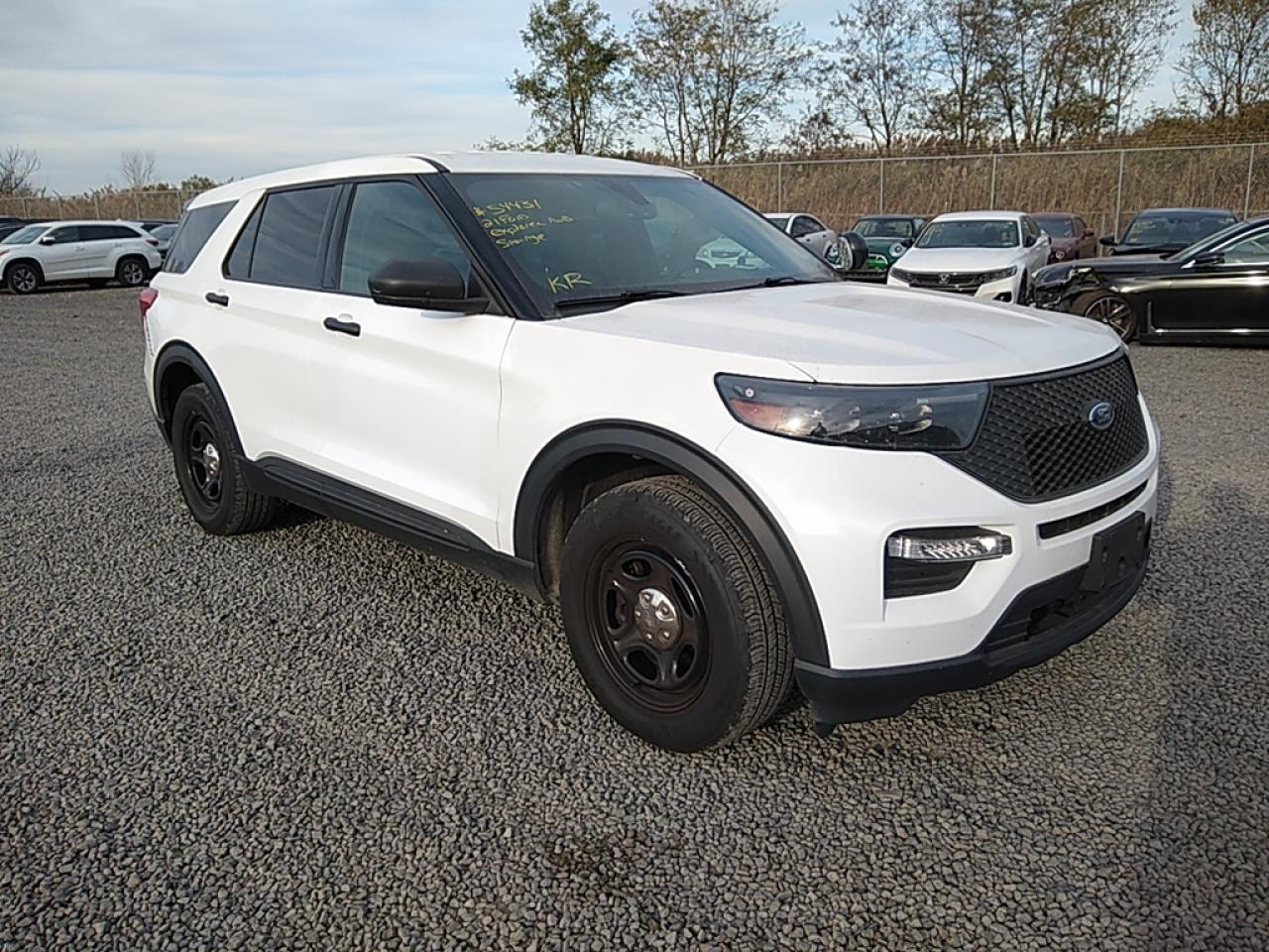 Image 2 of 2021 FORD EXPLORER POLICE INTERCEPTOR 2021 with VIN 1FM5K8AB9MGC02407