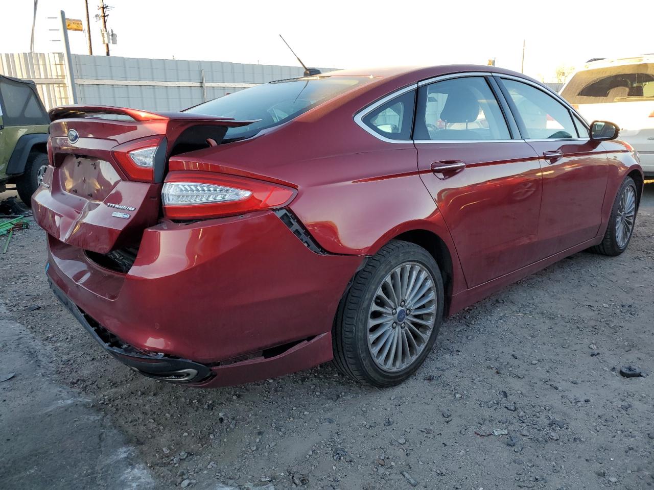 Image 3 of 2015 FORD FUSION TITANIUM 2015 with VIN 3FA6P0D92FR172981
