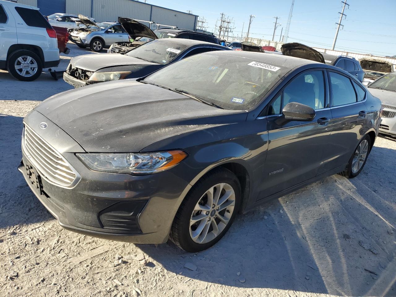 Изображение 1 2019 FORD FUSION SE 2019 с VIN 3FA6P0LU9KR167034