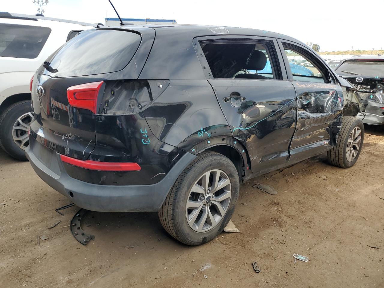 Image 3 of 2015 KIA SPORTAGE LX 2015 with VIN KNDPB3AC9F7793592