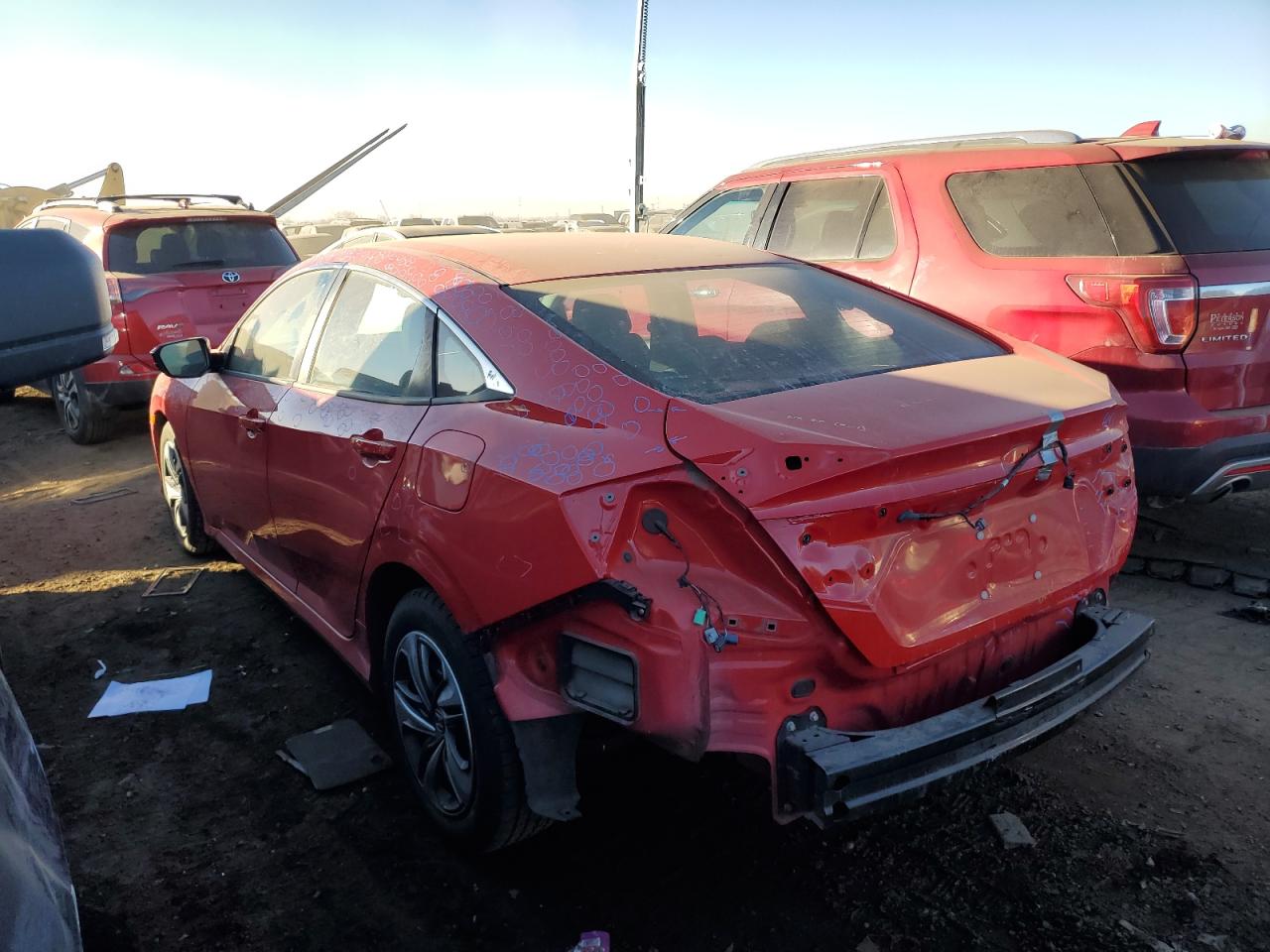 Image 2 of 2020 HONDA CIVIC LX 2020 with VIN 2HGFC2F62LH553792