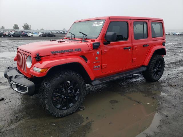 Изображение 1 2021 JEEP WRANGLER UNLIMITED SAHARA 4XE 2021 с VIN 1C4JJXP68MW745246