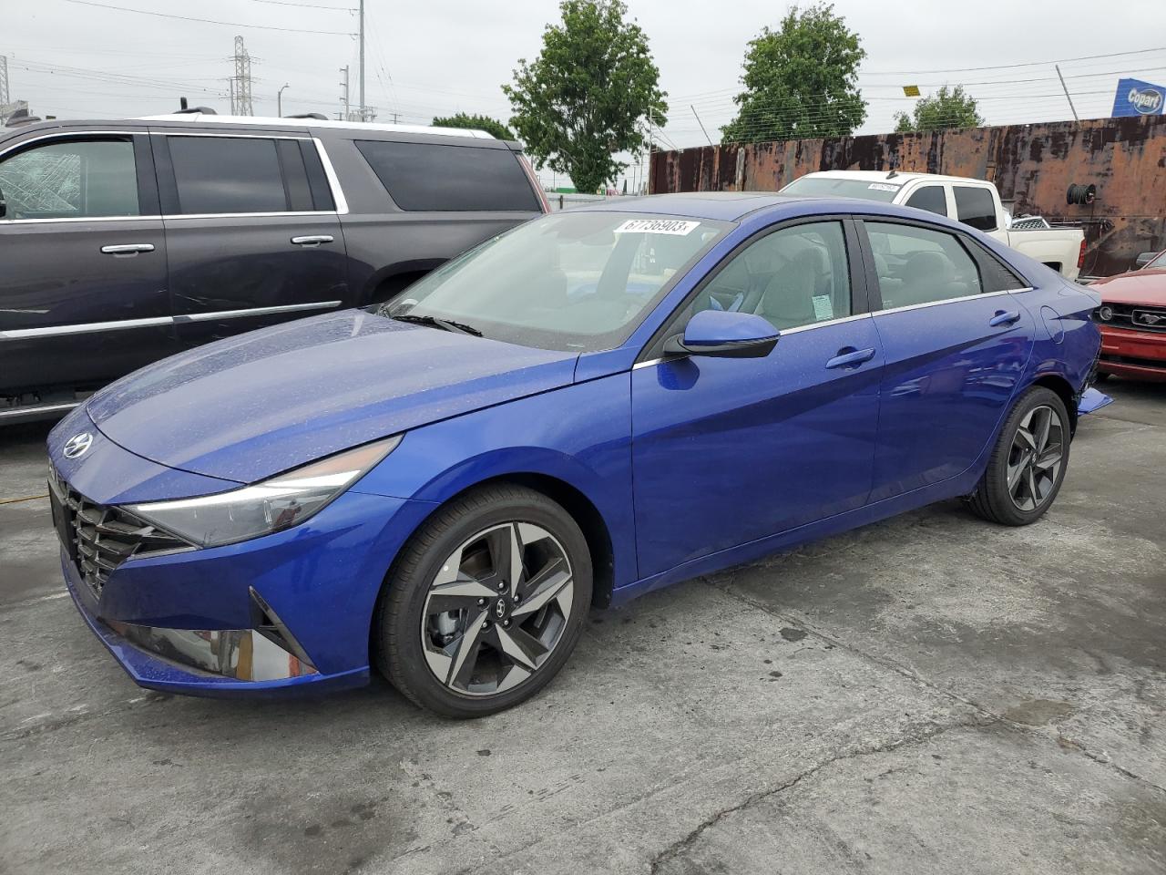 Изображение 1 2023 HYUNDAI ELANTRA LIMITED 2023 с VIN KMHLN4AJ2PU065735