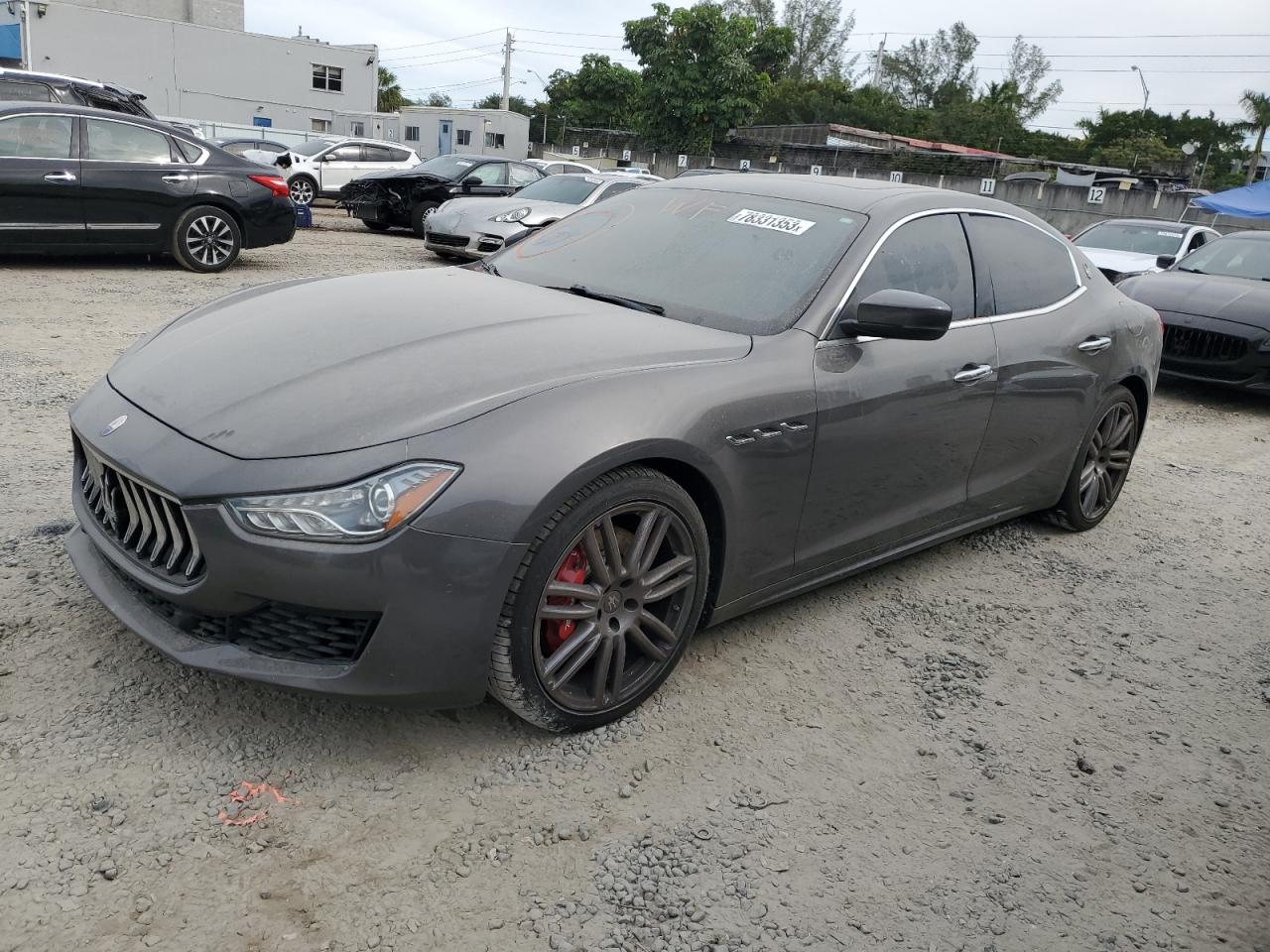 Image 1 of 2018 MASERATI GHIBLI S 2018 with VIN ZAM57YSA8J1285060