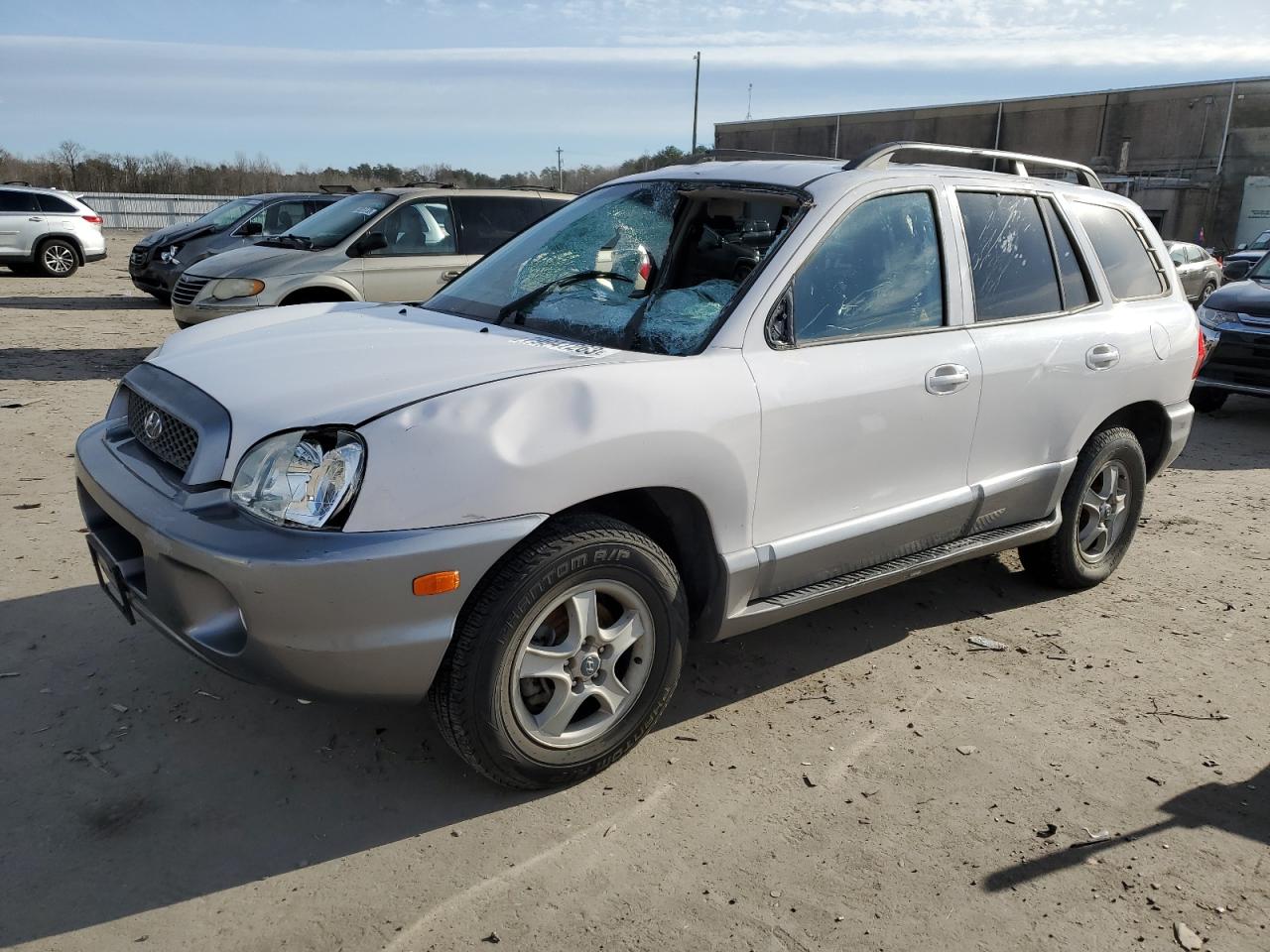 Image 1 of 2004 HYUNDAI SANTA FE GLS 2004 with VIN KM8SC73D04U849501