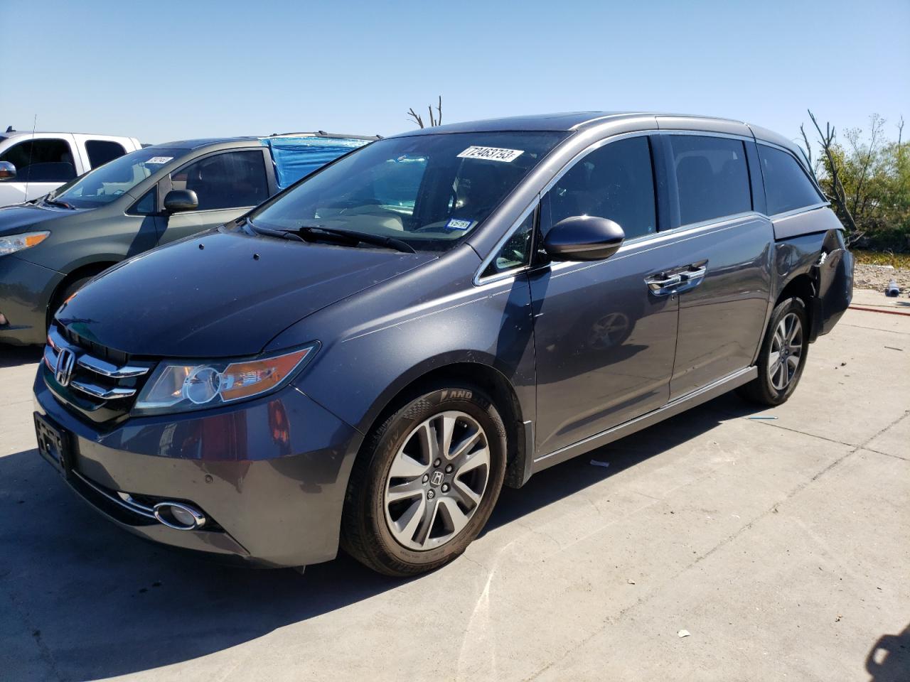Image 1 of 2017 HONDA ODYSSEY TOURING 2017 with VIN 5FNRL5H96HB026498