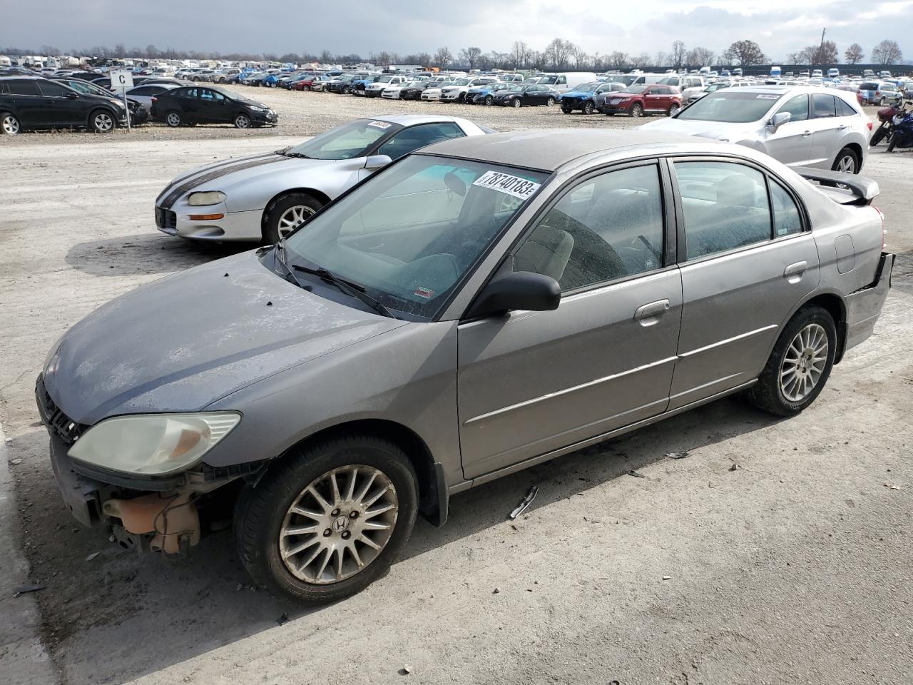 Image 1 of 2005 HONDA CIVIC LX 2005 with VIN 2HGES16525H593146