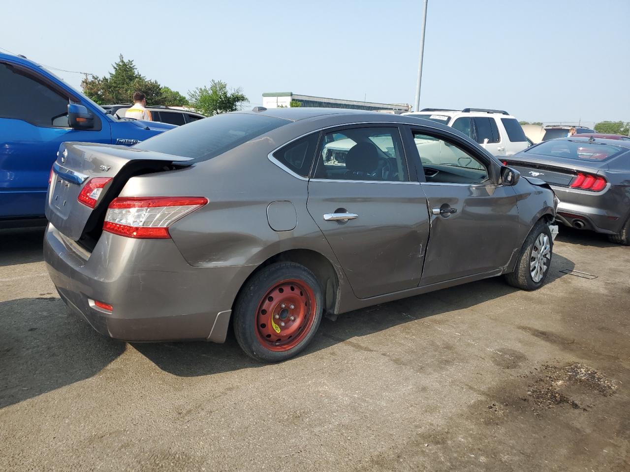 Image 3 of 2015 NISSAN SENTRA S 2015 with VIN 3N1AB7AP9FL637194