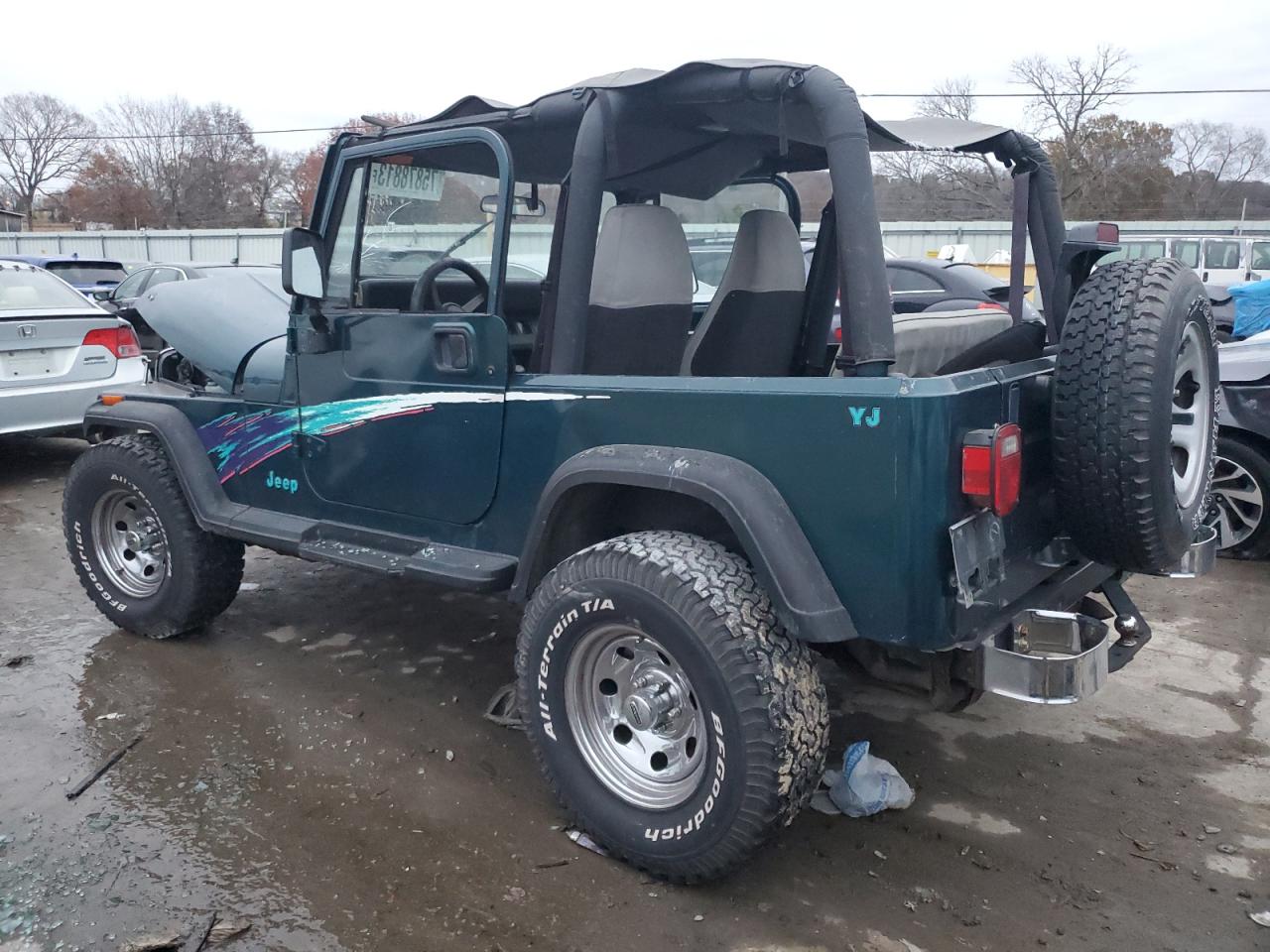 Image 2 of 1995 JEEP WRANGLER / YJ SE 1995 with VIN 1J4FY29S1SP266330